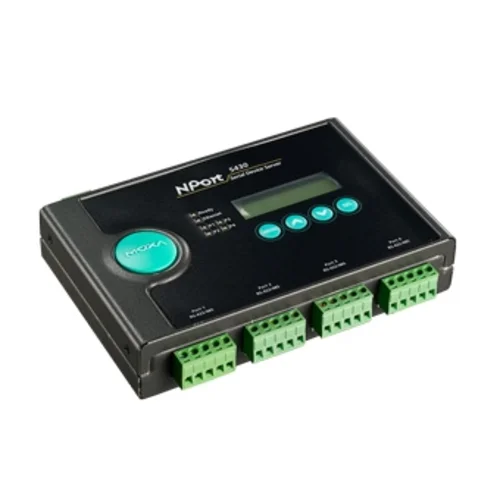NPort 5430I 4-портовый асинхронный сервер RS-422/485 в Ethernet c изоляцией 2 КВ MOXA